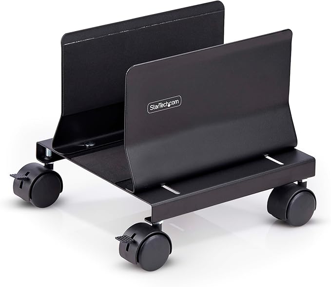 StarTech.com Computer Tower Cart, Rolling Mobile CPU Caddy on Wheels, Max Load - Image 8