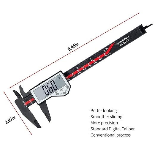 Digital Caliper, 0-6" Electronic Caliper Auto - Image 3