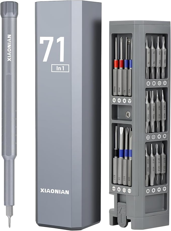 71 in 1 Small Precision Screwdriver Set, XIAONIAN Mini Multi-Bits Screwdriver - Image 8