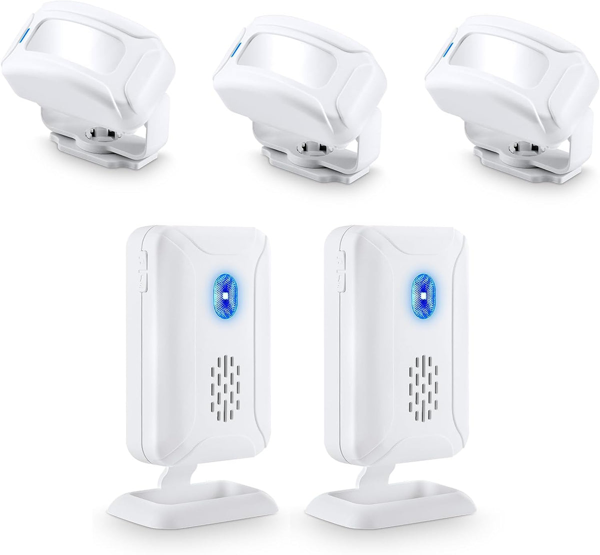 KCMYTONER Wireless Motion Sensor Door Chime, Entry Alert Chime
