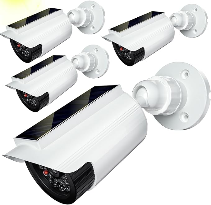 WALI Fake Dummy Camera, Solar Powered Fake Security Camera by WALI