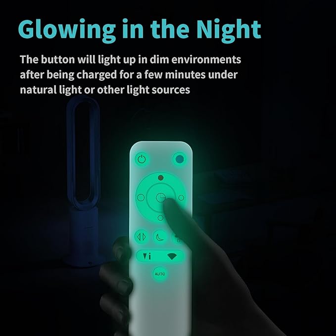 LUNOAOA Upgrade Glowing Remote Control Replacement No Setup - Image 3