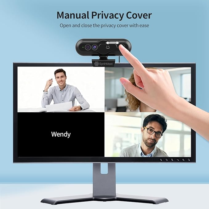 2K Windows Hello Webcam, Windows Hello Facial Recognition, 2K Camera Auto Light - Image 6