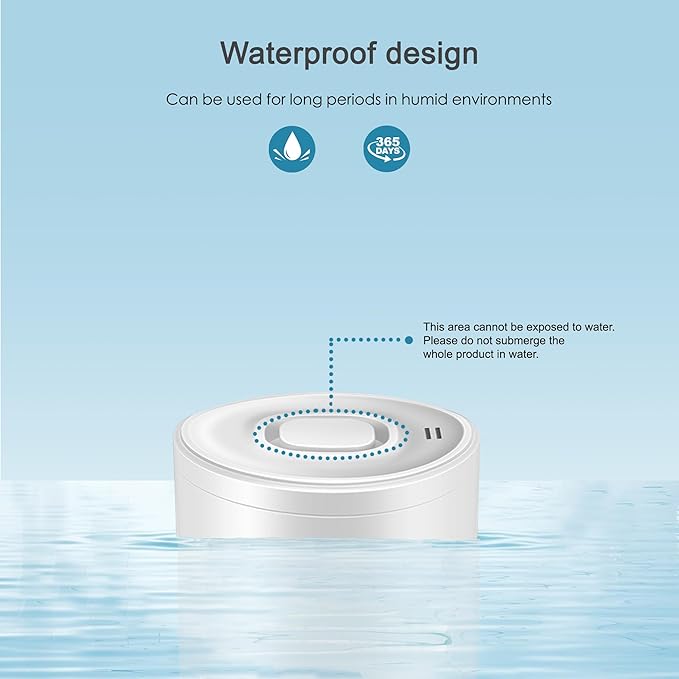 Wi-Fi Water Leak Detector: 100dB Water Sensor Alarm - Image 4