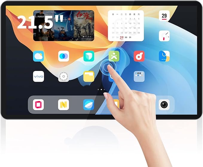 TouchWo 21.5 inch Android 12 Touchscreen Monitor Tablet, 16:9 FHD 1080P by TouchWo