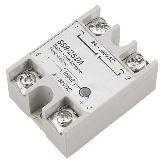 XINGYHENG 2Pcs SSR-25DA Single-Phase DC Solid State Relay Module Load 24-380VAC - Image 2