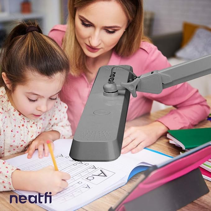 Neatfi XL 2, 500 Lumens LED Task Lamp, 22 Inches Wide, Eye-Caring, Desk Light - Image 8