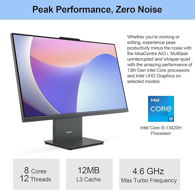 Lenovo 2024 IdeaCentre I Business All-in-One, Intel Core i5-13420H, 16GB DDR5 - Image 3
