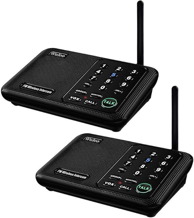 Wuloo Intercoms Wireless for Home 1 Mile Range 10 by Wuloo