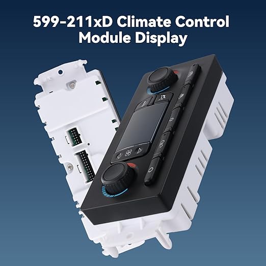 599-211XD A/C Heater Climate Control Module Panel Switch - Image 7