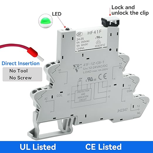 UL Listed 10Pcs Electromagnetic Relay - Image 3