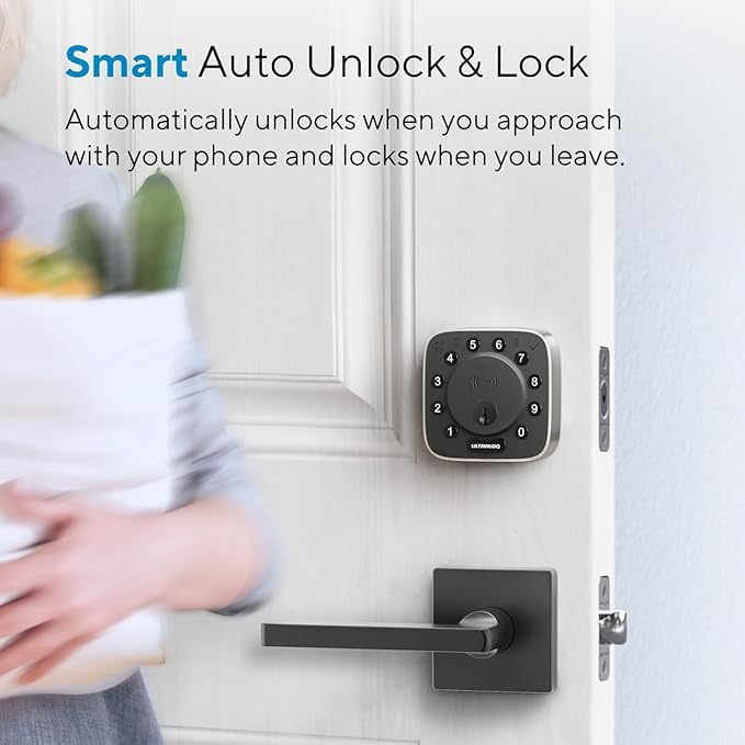 ULTRALOQ 2025 Upgrade Bolt NFC Smart Door Lock, Built-in WiFi Deadbolt 6-in-1 - Image 6