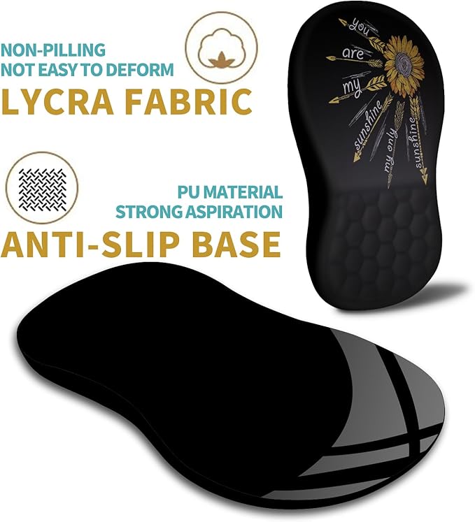 Hokafenle Ergonomic Mouse Pad Wrist Support - Image 6