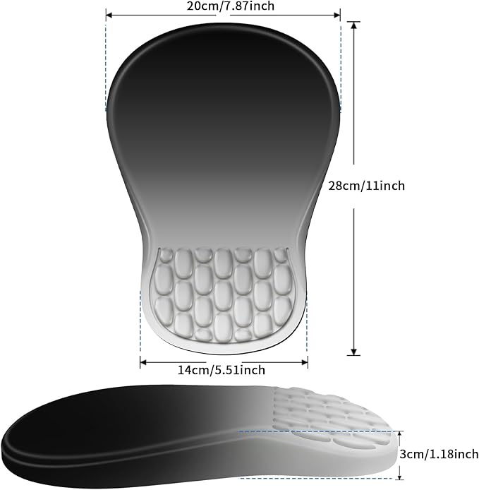 YIWEI Ergonomic Mouse Pad with Wrist Rest - Image 6
