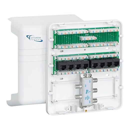 ICC Compact Plastic Structured Media Enclosure, Small Media Enclosure Box by ICC