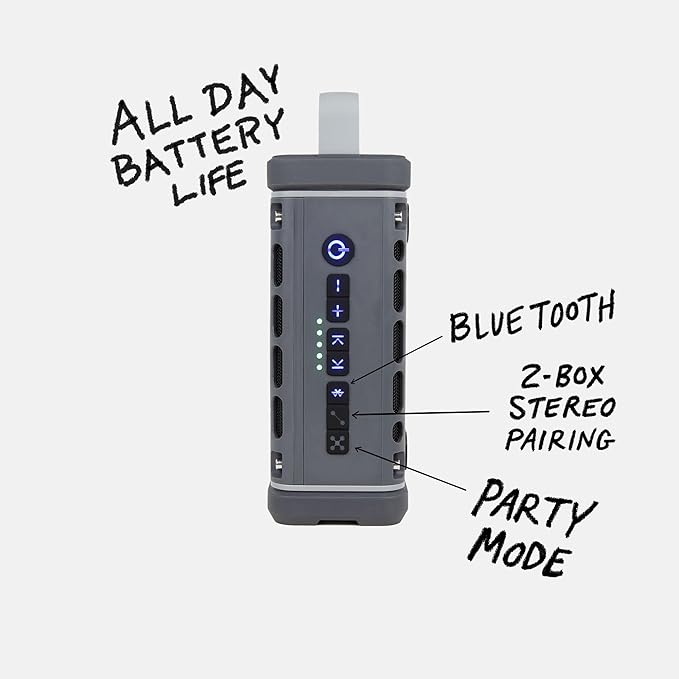 Turtlebox Ranger: Loud! Outdoor Portable Bluetooth 5.4 Speaker | Rugged - Image 3