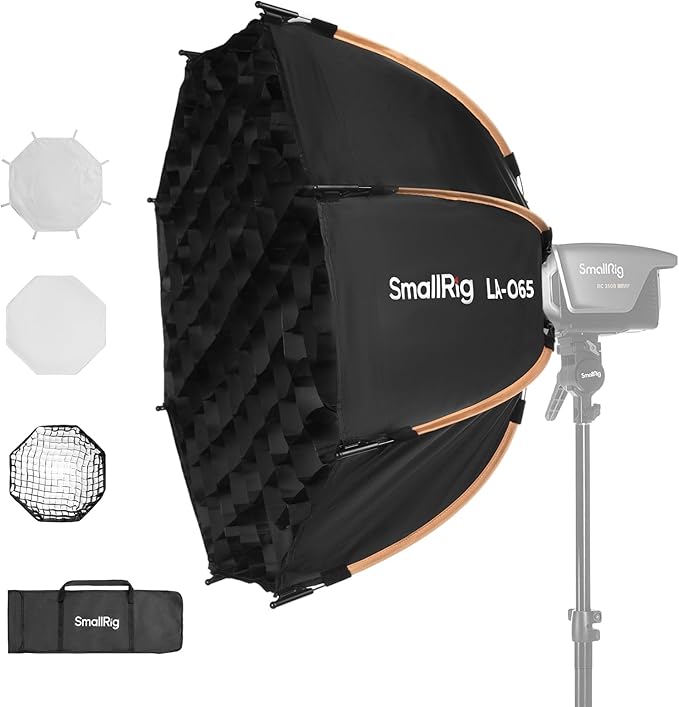 SmallRig LA-O65 Octagonal Softbox, 65cm/25.6in Quick Release Softbox by SmallRig
