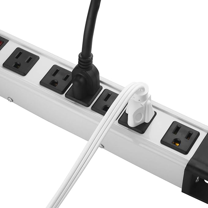 Heavy Duty Surge Protector, 6 Outlet Industrial Power Strip - Image 5