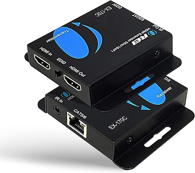 OREI 4K HDMI over Ethernet Extender Over CAT5/CAT6/CAT7, by OREI