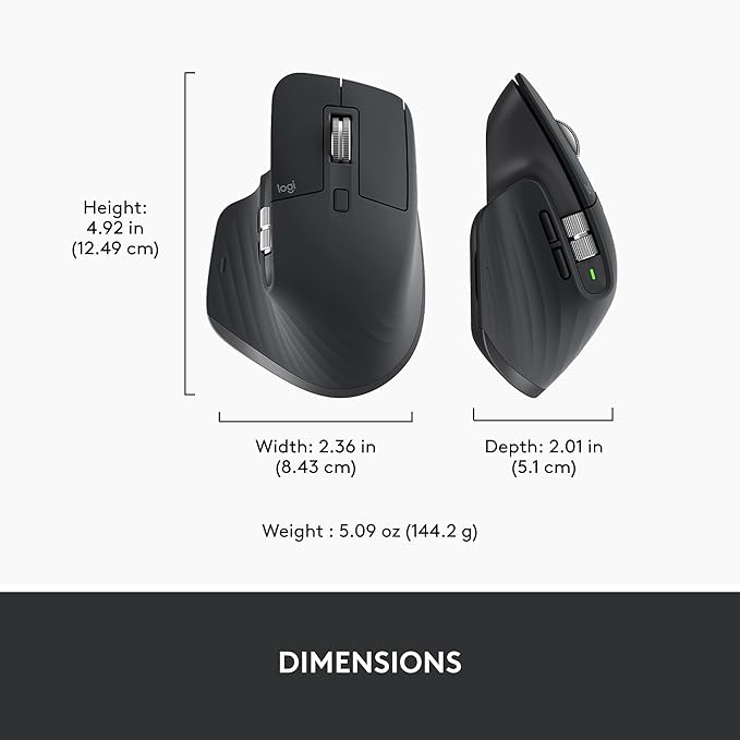 Logitech MX Master 3S Wireless Mouse Standard Edition - Image 11