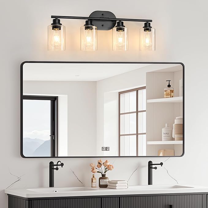 Unicozin Bathroom Light Fixtures, 4 Light Vanity Lights - Image 8