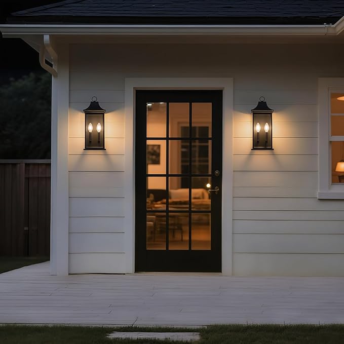 Dusk to Dawn Outdoor Lighting, 20.6’’ Outdoor Wall Sconce, IP65 Waterproof - Image 3