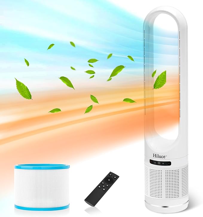 Hiluce 3-in-1 Bladeless Fan by Hiluce