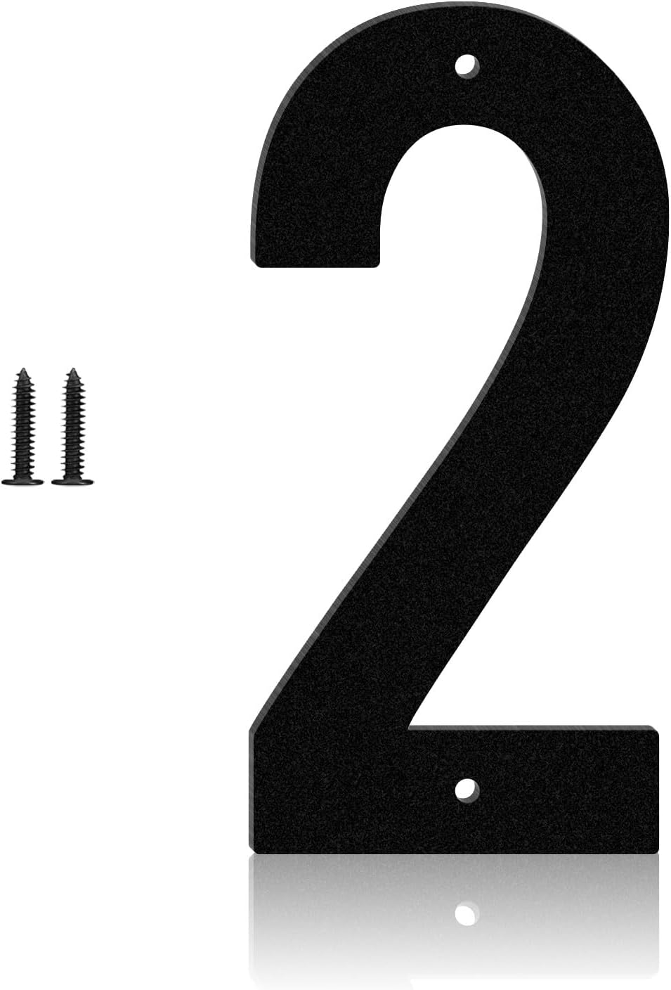 3 Inch Metal House Numbers, Black Metal Numbers and Letters, Outdoors Mailbox Numbers and House Numbers, Modern House Address Signs, Suitable for Houses, Apartments, Streets, Outdoors(2)