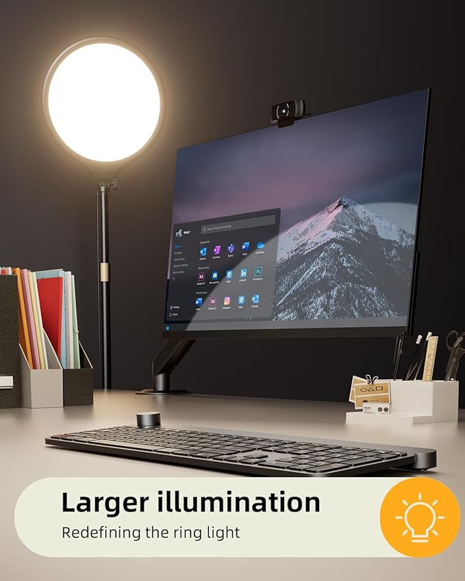 10.5" Ring Light with Stand and Phone Holder - Image 3