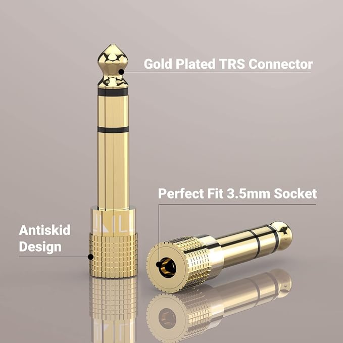 Cubilux 6.35mm to 3.5mm Audio Adapter - Image 5