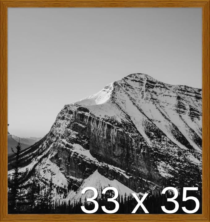Frame It Easy 33 x 35 Hazel Wood Frame by FrameItEasy