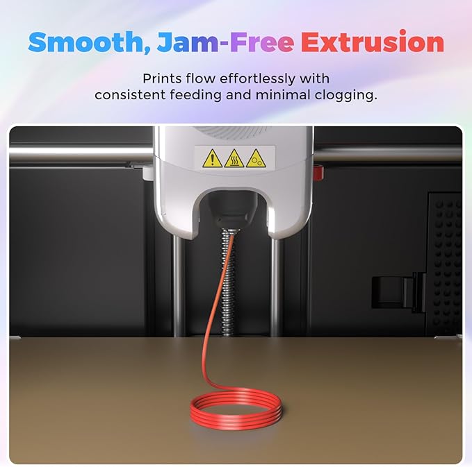 FLASHFORGE Silk PLA Filament 1.75mm Gold to Red Gradient, 3D Printer Filament - Image 5