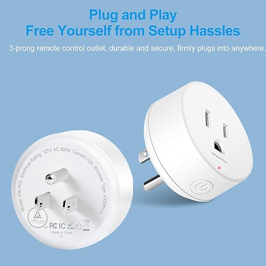 GreenCyle 4 Plug-in Light Switches - Image 9