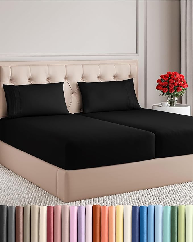 Split King Size 5 Piece Sheet Set by CGKUnlimited