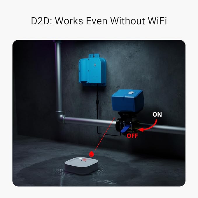 YoLink Water Leak Starter Kit: Hub + 4 Leak Sensor 1, LoRa Long-Range, - Image 5