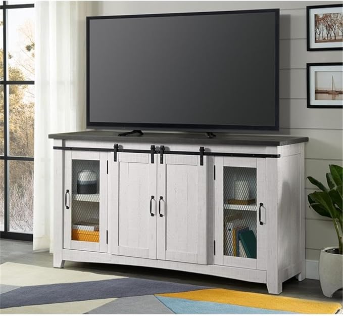 Martin Svensson Home Rustic 65” Solid Wood TV Stand - Image 4