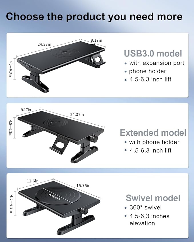 NIFBANG Computer Monitor Stand Riser - Image 7