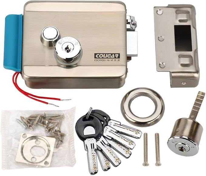 AMOCAM Electric Electronic Door Lock 6pcs Computerized Doted Keys DC 12V by AMOCAM