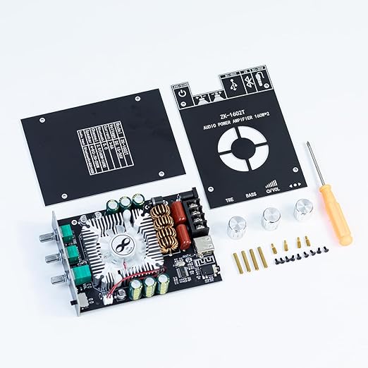 Hosyond ZK-1602T 2.0 Channel Bluetooth 5.0 Amplifier Board 160W+160W Stereo - Image 7