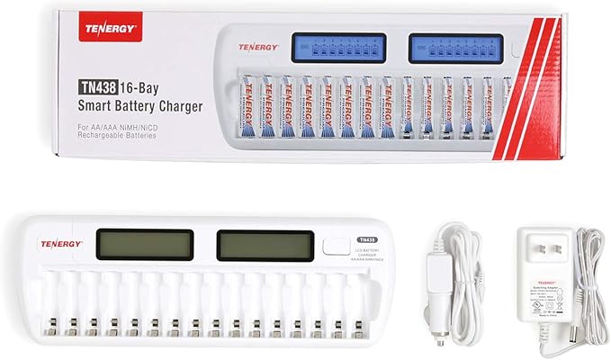 Tenergy TN438 16 Bay Battery Charger - Image 8