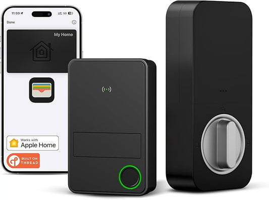 X3 Apple Home Key Door Lock Deadbolt, iOS ONLY, Smart Keyless Entry Door Lock by ThorBolt