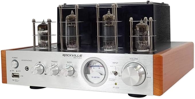 Rockville BluTube WD 70W Tube Amplifier/Home Stereo Receiver, by Rockville