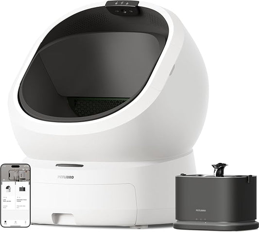 Bundle of PETLIBRO Luma Automatic Cat Litter Box + PETLIBRO Upgrade Cat Water by PETLIBRO