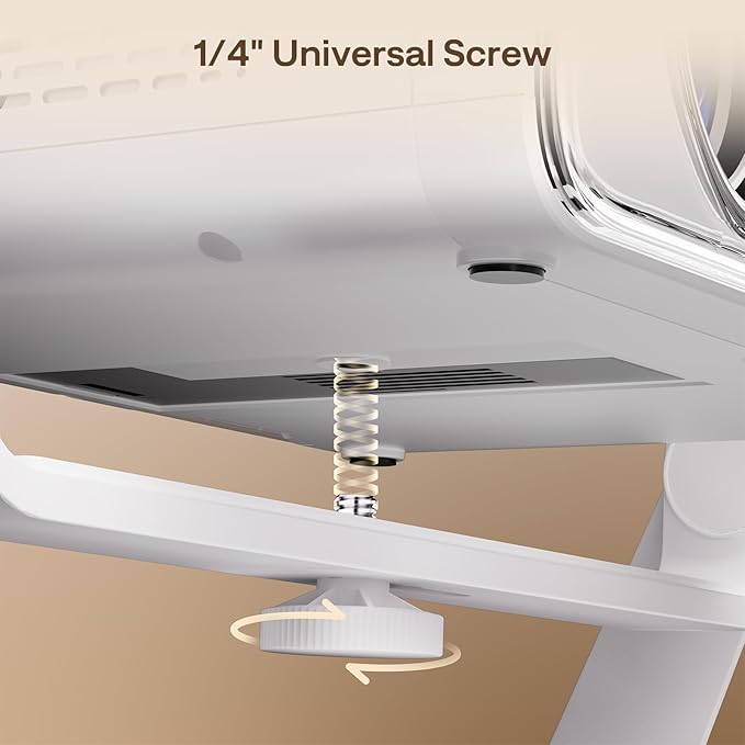 Aurzen Multi-Angle Projector Stand, 180° Rotatable, Compatible, Epson & Most - Image 3