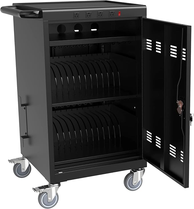 TIOPLY 36 Device Charging Cart for Laptop Up to 16.3-inch Screen, Mobile by TIOPLY