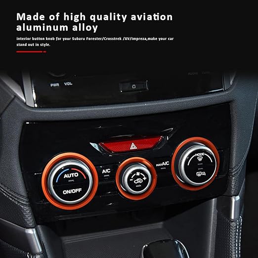 Auovo AC Climate Control Knob Outer Ring Covers Accessories - Image 5