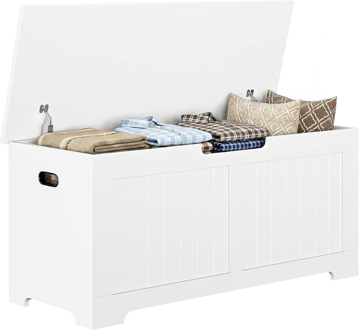 wooden storage chest,30/40 inch storage trunk w/2 safety, main product view