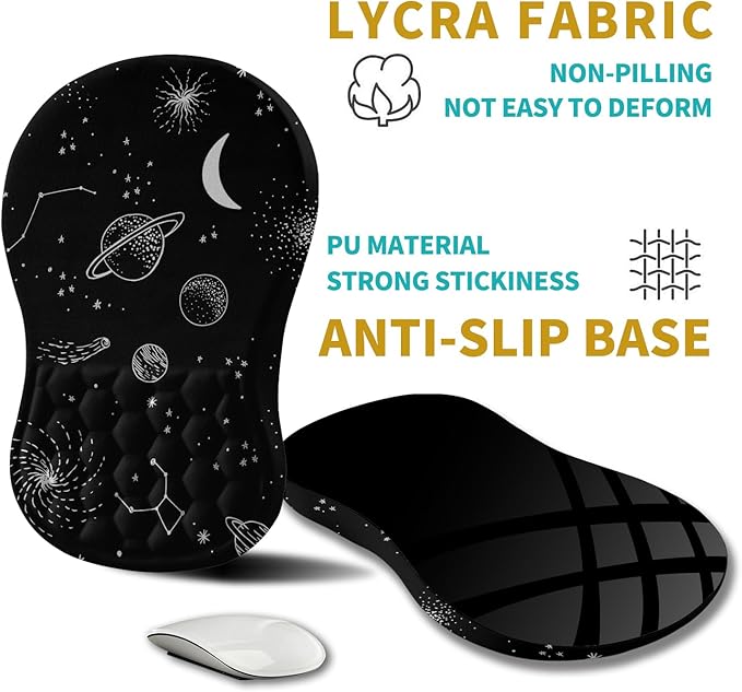 Hokafenle Ergonomic Mouse Pad Wrist Support, Wrist Rest Mousepad - Image 5