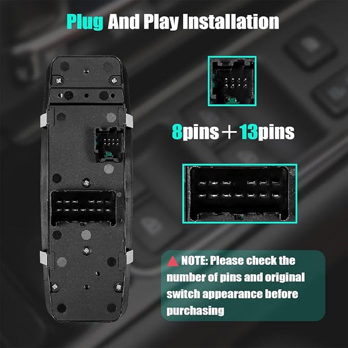 Master Power Window Control Switch - Image 2