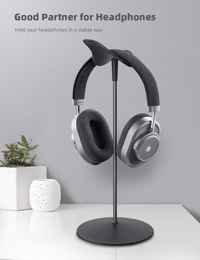 Lamicall Headphone Stand, Desktop Headset Holder - Image 2